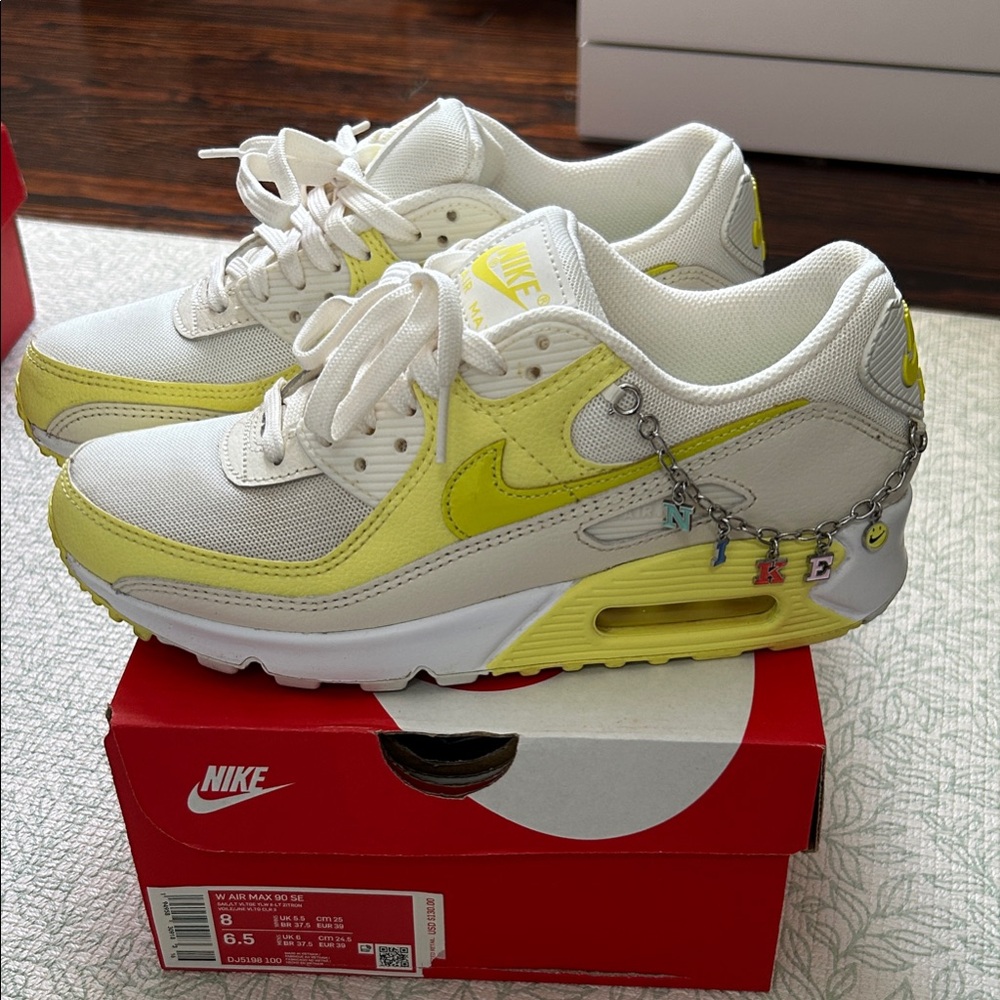 Nike Air Max 90 SE sail/LTvltge ylw II-LT zitron